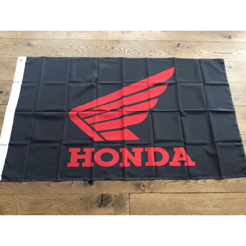 Honda motorcycle workshop flag banner