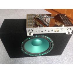 Amp, bass box and speakers