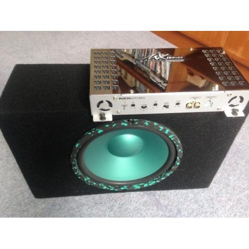 Amp, bass box and speakers