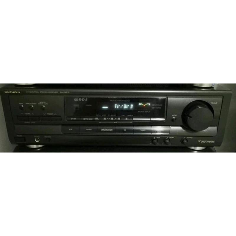 Technics SA-EX310 A/V Amplifier surround sound.