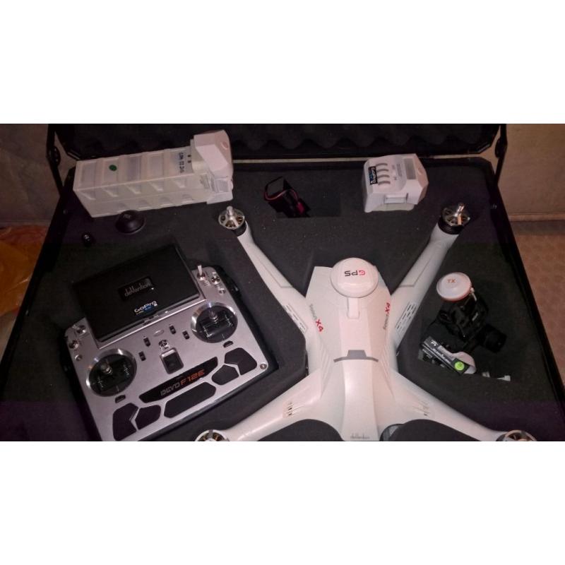 Walkera Scout X4 FPV GPS G-3D iLook+ F12E w/ Ground Station white RC Quadcopter drone