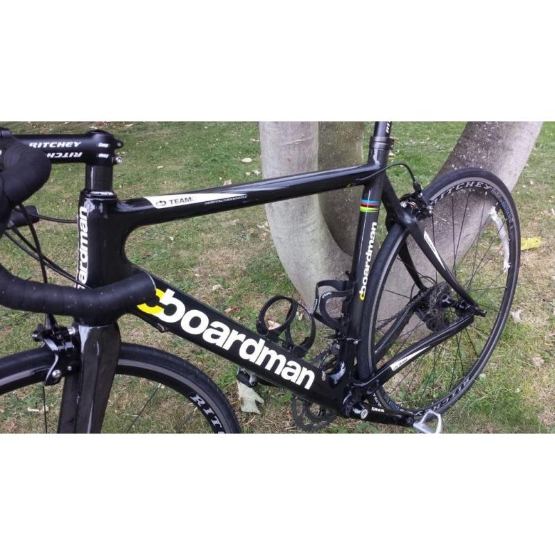 Cboardman Team Full Carbon Road Bike Large 56Cm Sram Rival 10 Groupset Ritchey Components Immaculate