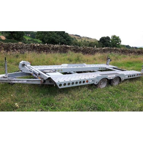 Ifor williams car transporter trailer