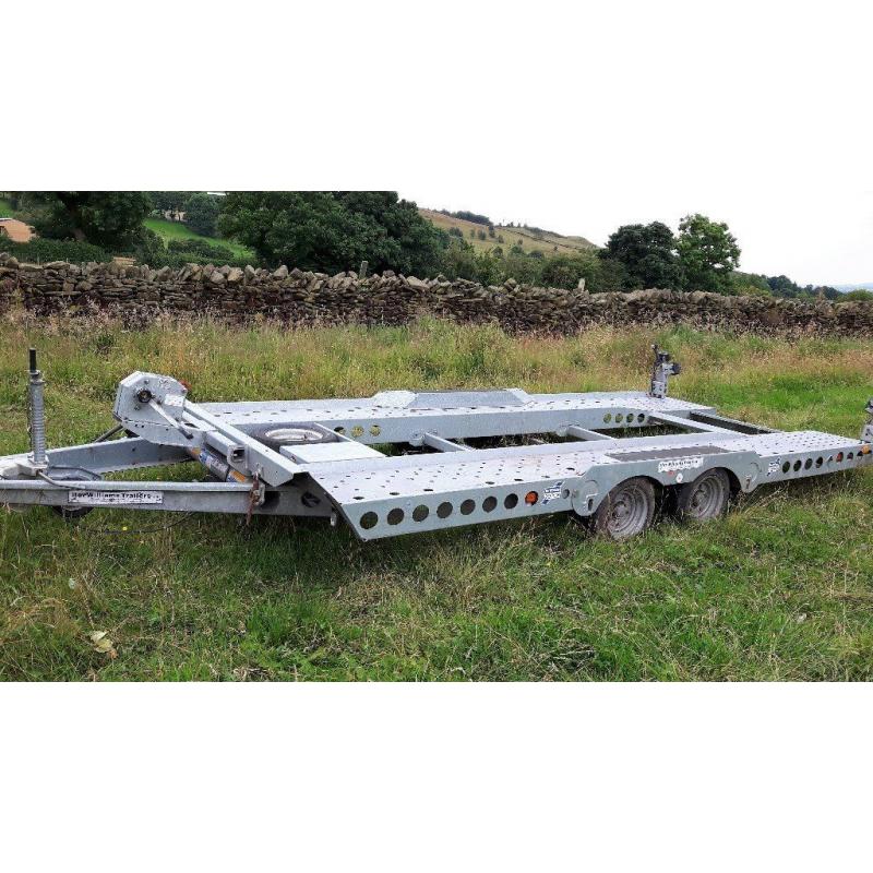 Ifor williams car transporter trailer