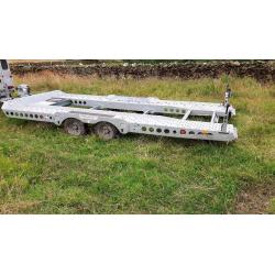 Ifor williams car transporter trailer