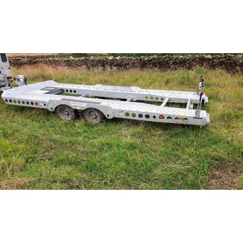 Ifor williams car transporter trailer