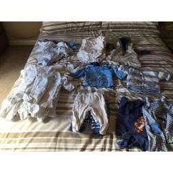 Newborn baby boy clothes bundle