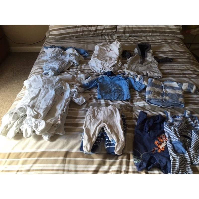 Newborn baby boy clothes bundle