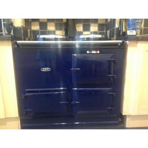 AGA 2 oven gas-fired range - midnight blue