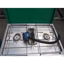 Lytham Explorer Camping gas cooker with regulator, hose & cylinder