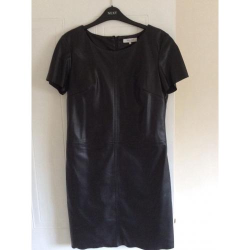 Black PU dress