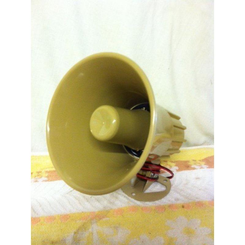 2 x pcs TWO TONE SOUNDER HORN WILL WORK ON 6V TO 12V SUPPLY
