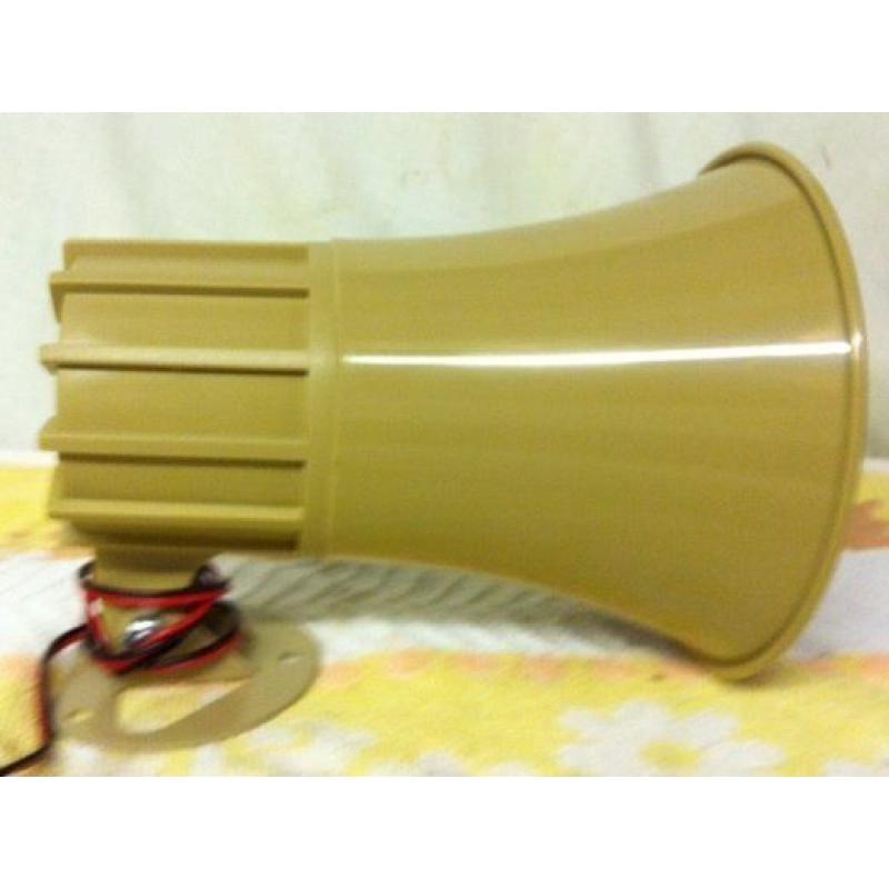 2 x pcs TWO TONE SOUNDER HORN WILL WORK ON 6V TO 12V SUPPLY