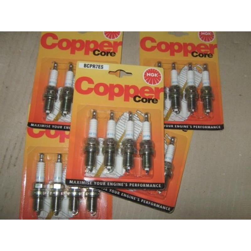 5 PACKS x 4 NGK COPPER CORE SPARK PLUGS - CODE BCPR7ES