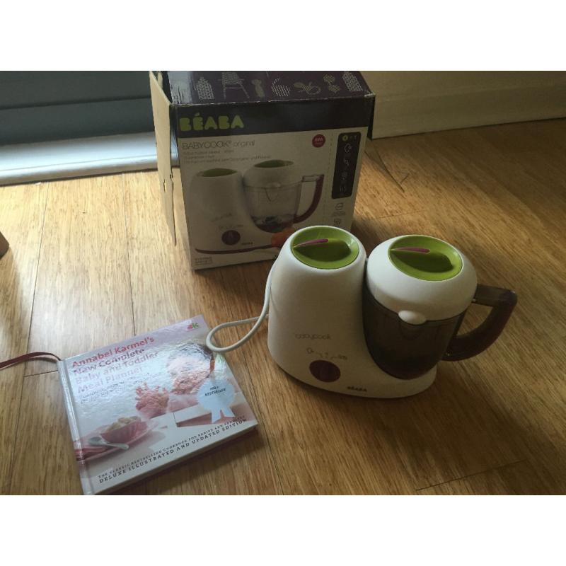 Beaba baby food maker-used and a free recipe book
