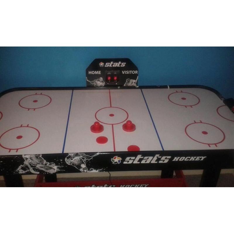 Air hockey table
