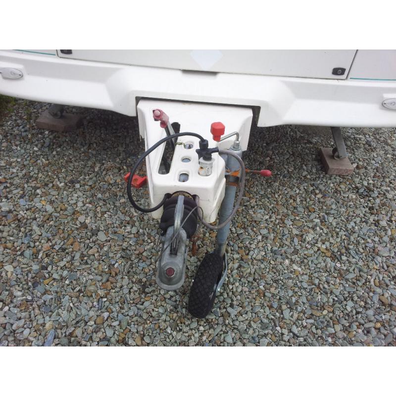 swift jura 2 berth caravan with awnings , mover and all accesories