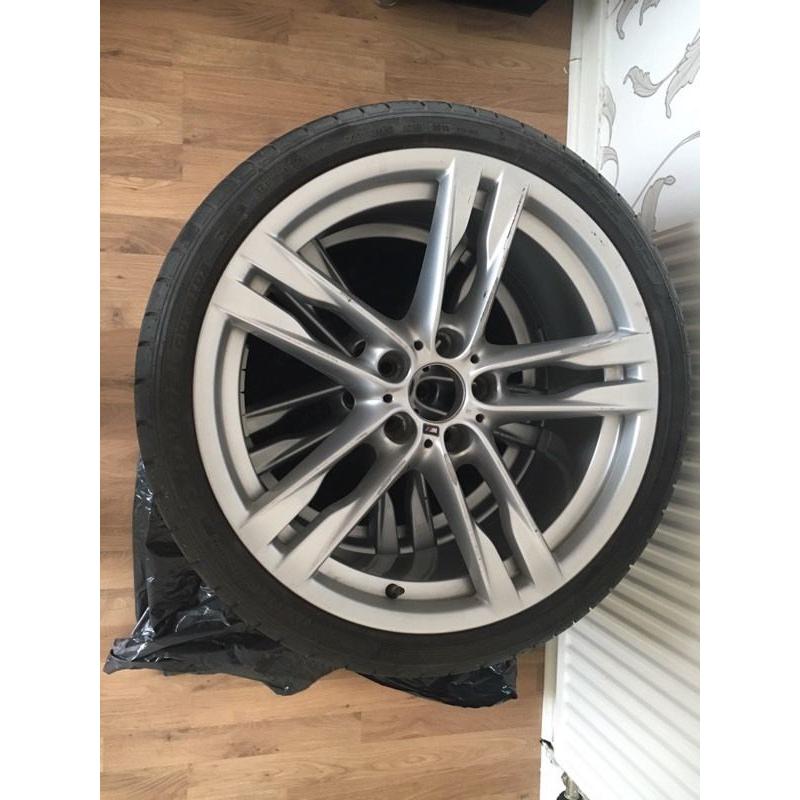 BMW series alloy wheel f01-f10-f11 with runflat tyre