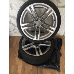 BMW series alloy wheel f01-f10-f11 with runflat tyre