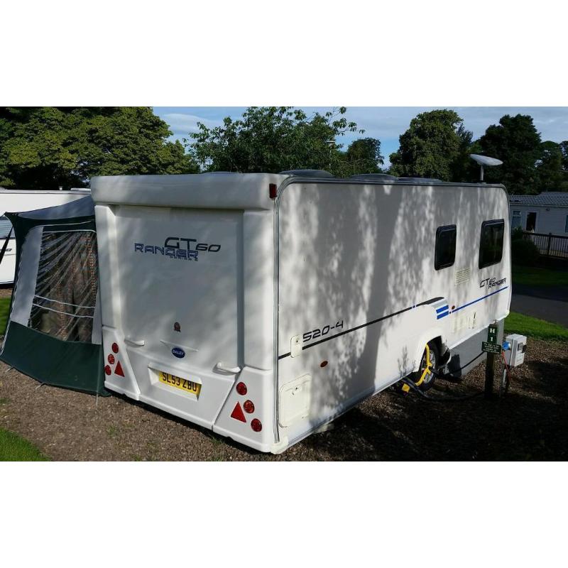 Bailey ranger 520-4 series 6 2009 fixed bed