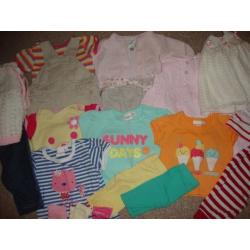 Large bundle of girls clothes newborn - 3 months. Excellent condition.