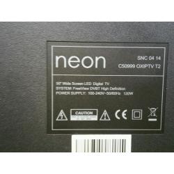 Neon 50 " inch led TV ultra thin faulty no picture