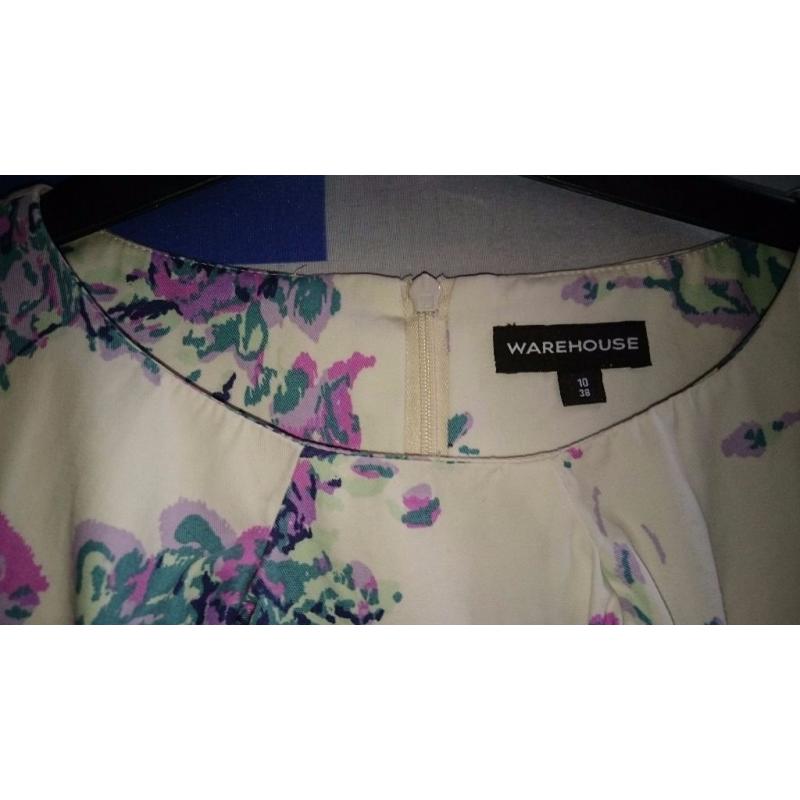 Warehouse size 10 summer dress