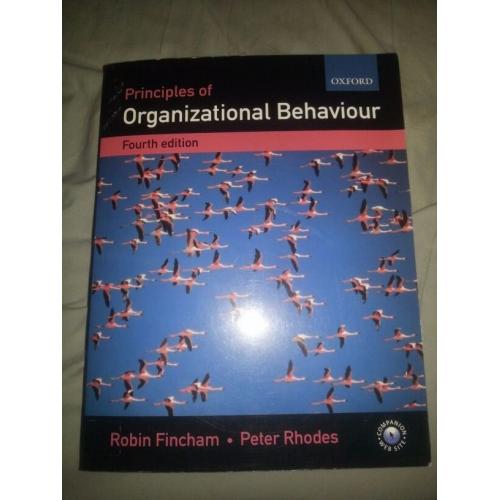 principlesof Organizational Behavior