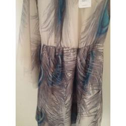 One shoulder size 14 dress new with label