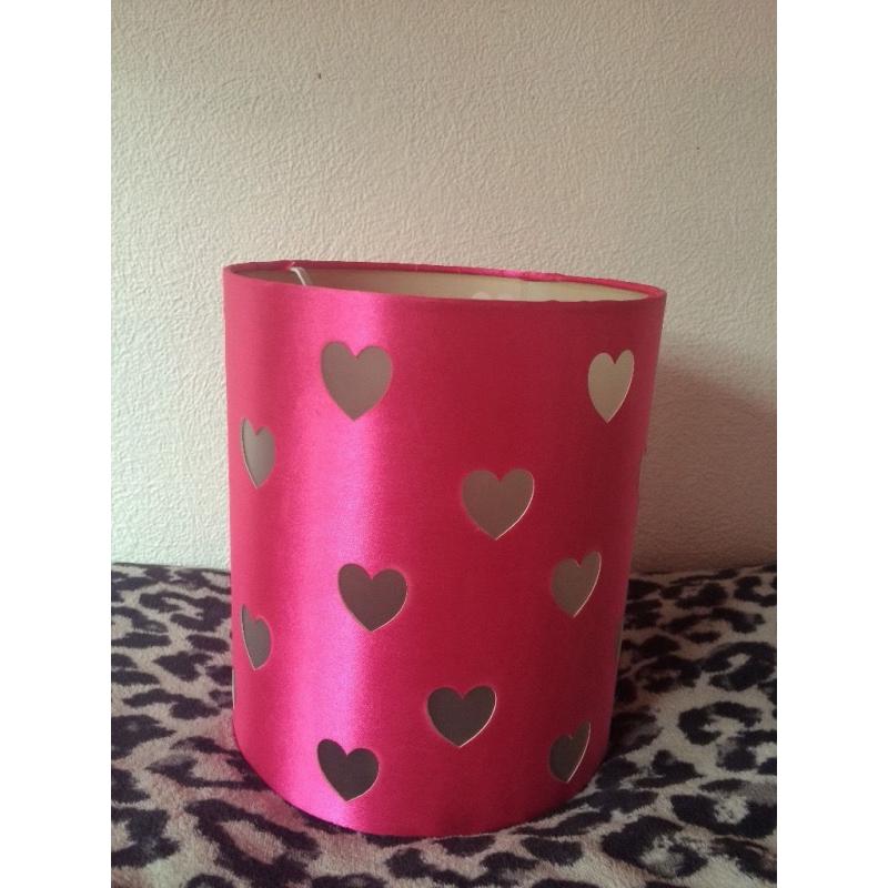 Pink Heart Lampshade *Must Go*