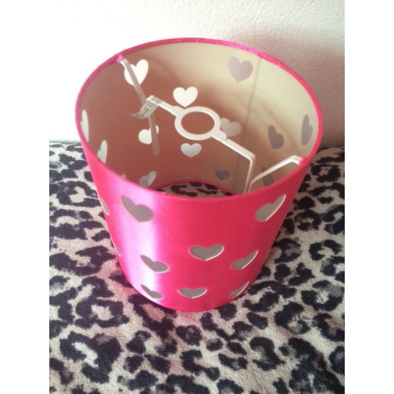 Pink Heart Lampshade *Must Go*