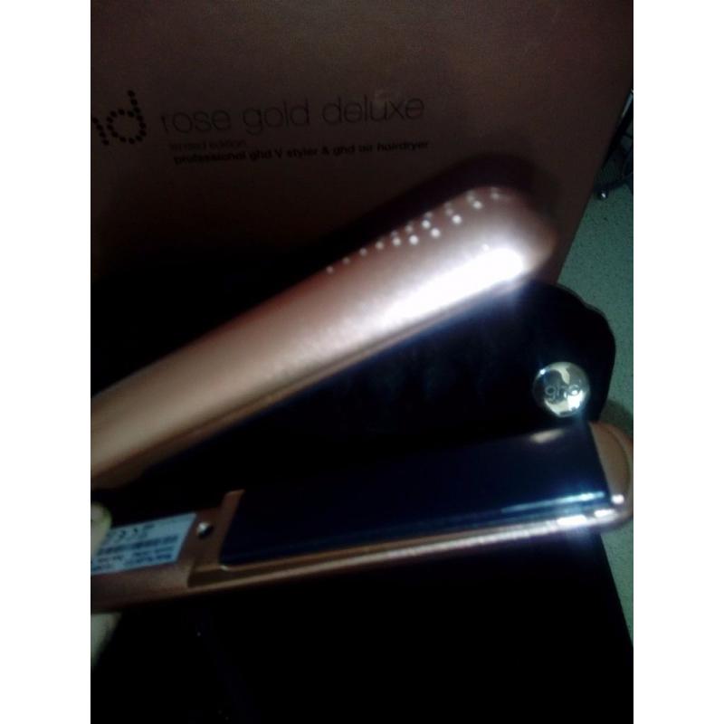 Ghd rose gold deluxe limited addition