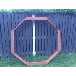 Large wooden sandpit