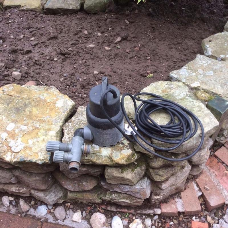 Submersible pond pump
