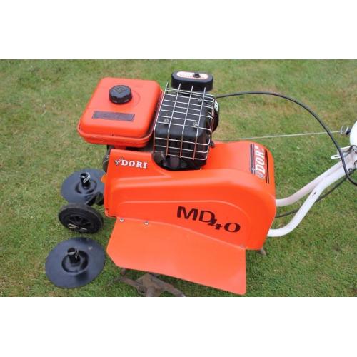 Dori MD40T petrol garden cultivator / rotavator plus transport wheel