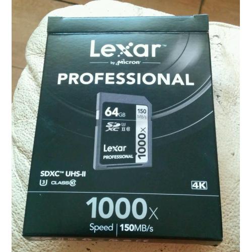 Lexar 64gb sd x7