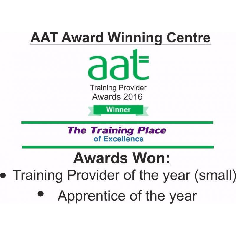 AAT Accounting Apprenticeship for 16- 23 year olds