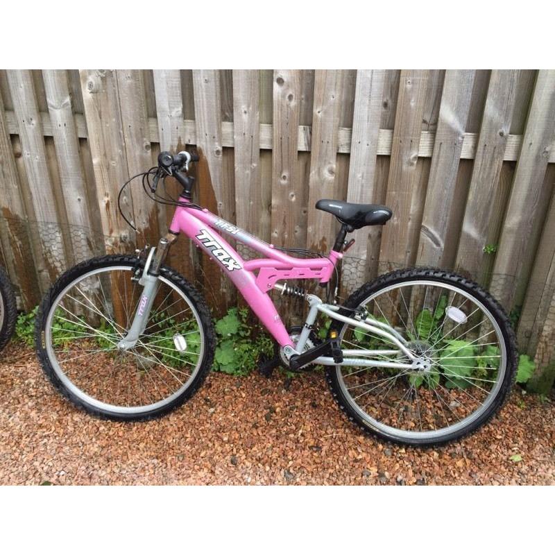 Ladies Pink Trax Mountain Bike