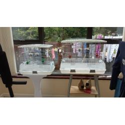 2 vision bird cages for sale with stands