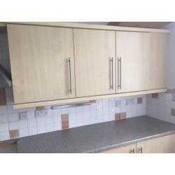 Kitchen units for FREE, includes integrated fridge and freezer, good condition, come and get them