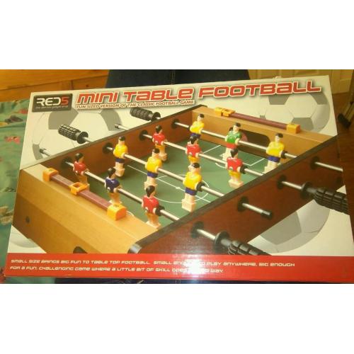 Brand new in box mini table football