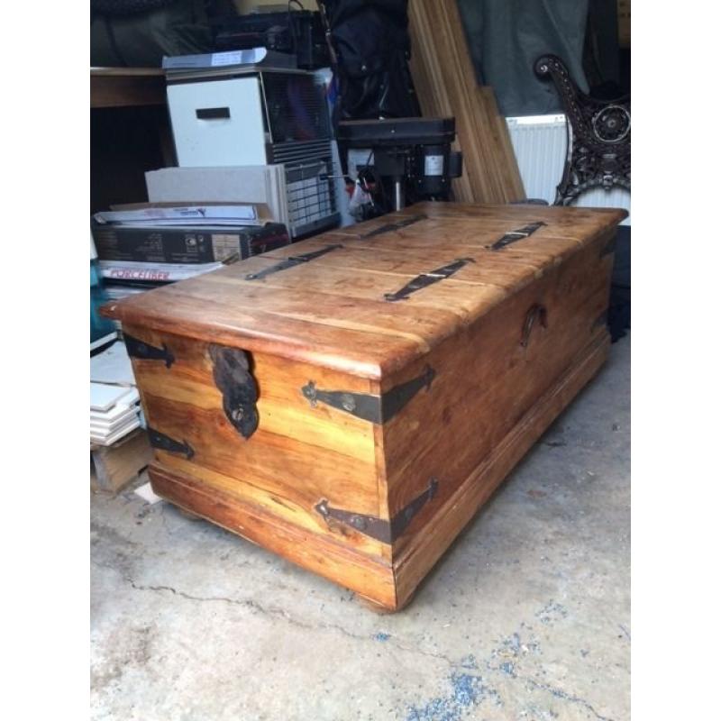 Beautiful wooden chest.