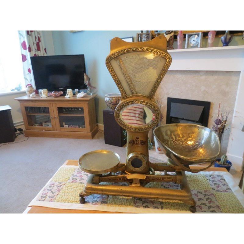 1880's/1890's P00LEY SCALES IN BEAUTIFUL CONDITION