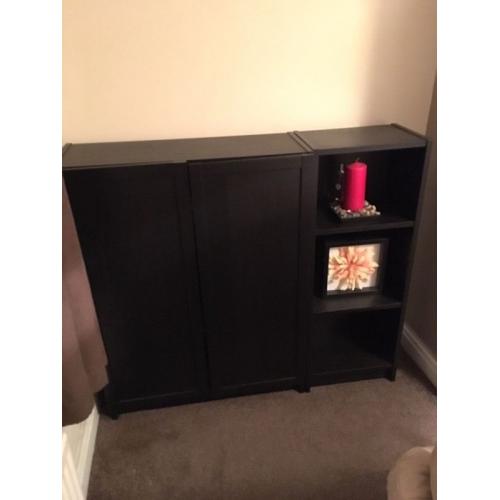 Black/ brown cabinet - nearly new condition!