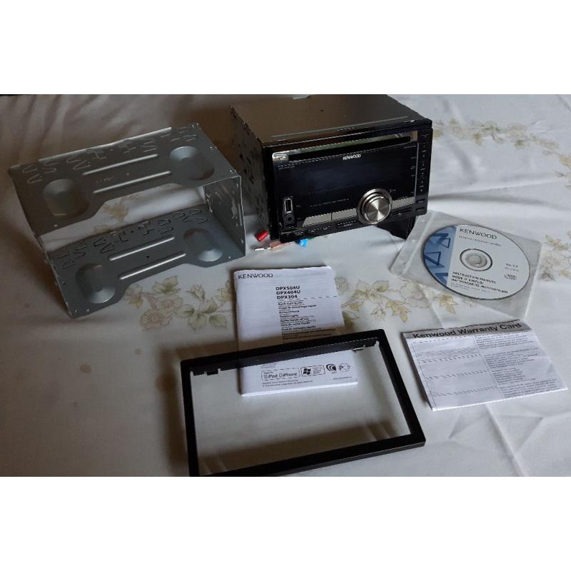 Kenwood DPX-404U double DIN Radio / CD Head unit (with USB & aux inputs)
