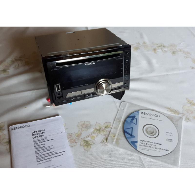 Kenwood DPX-404U double DIN Radio / CD Head unit (with USB & aux inputs)