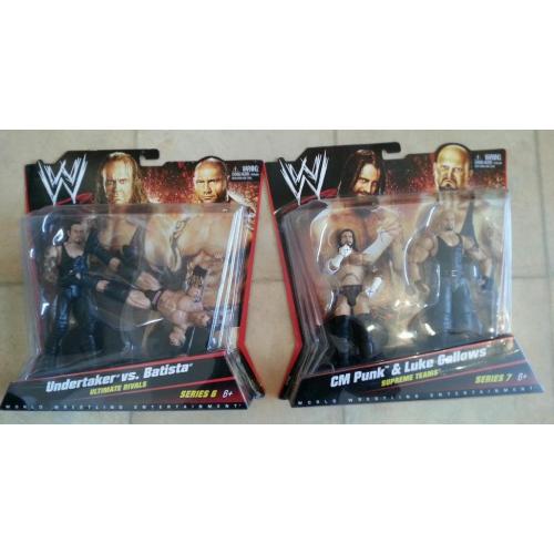 Mattel WWE Basics Twin Packs New Boxed MOC (Individually priced in listing)