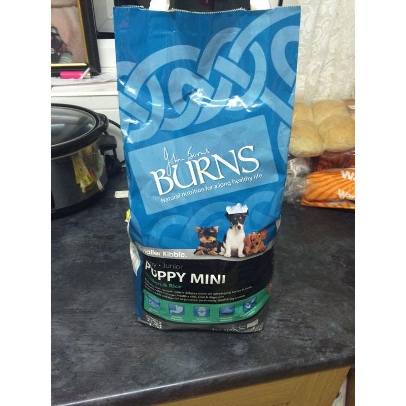 Puppy mini burns food 2kg bag