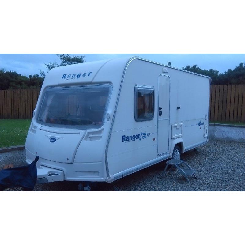 2008 fixed bed 4 berth lightweight caravan