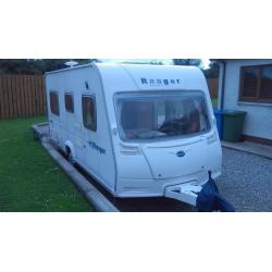 2008 fixed bed 4 berth lightweight caravan